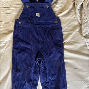 Carhartt Kids purple Corduroy Overalls